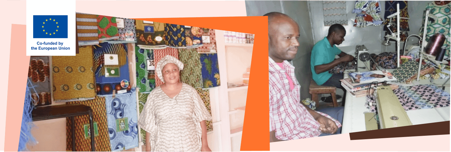 Atelier de couture à Bamako et boutique de produits cosmétiques au Mali